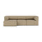 Eave Modular Chaise Sofa  option 02 - Boucle Beige
