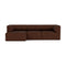Eave Modular Chaise Sofa  option 08 - Boucle Bordeaux