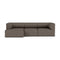 Eave Modular Chaise Sofa  option 16 - Boucle Dark Grey