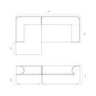 Eave Modular Chaise Sofa