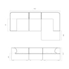 Eave Modular Chaise Sofa
