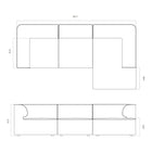 Eave Modular Chaise Sofa