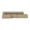 Eave Modular Open Chaise Sofa  option 02 - Boucle Beige