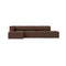 Eave Modular Open Chaise Sofa  option 07 - Audo Boucle