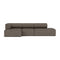 Eave Modular Open Chaise Sofa  option 16 - Boucle Dark Grey