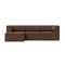 Eave Modular Chaise Sofa  option 07 - Audo Boucle