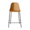 Harbour Armless Stool  option Burned Yellow