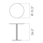Harbour Column Round Bar/Counter Height Table