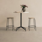 Harbour Column Bar/Counter Round Table with Star Base