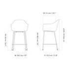 Harbour Upholstered Bar and Counter Stool