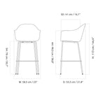 Harbour Upholstered Bar and Counter Stool