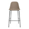 Harbour Upholstered Side Bar and Counter Stool  option Logan Flint