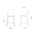 Harbour Upholstered Side Bar and Counter Stool