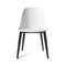 Harbour Side Chair  option Wood Base / Black Oak