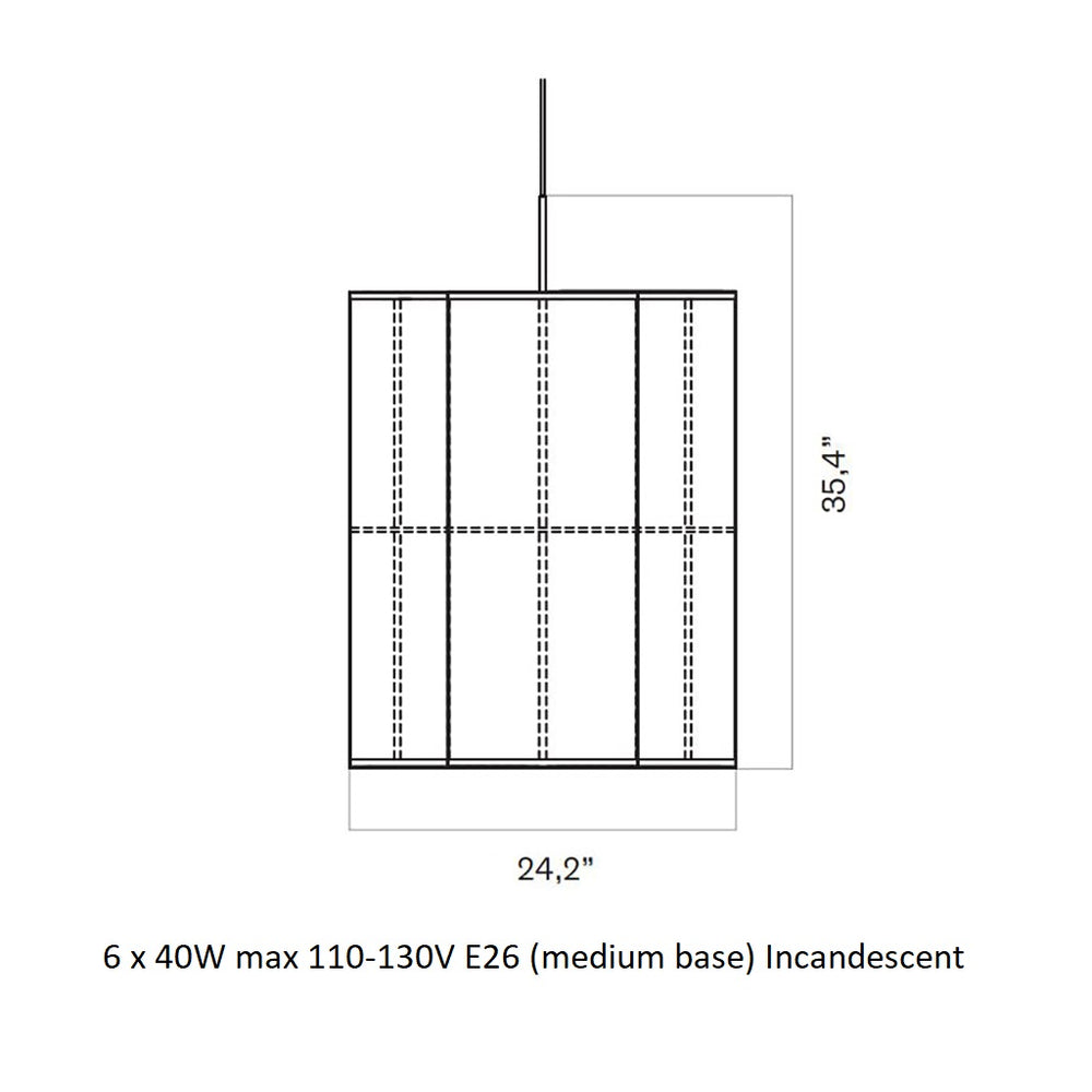 Hashira Cluster Pendant Light