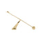 Interconnect Candle Holder  option Polished Brass