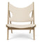 Knitting Lounge Chair  option Natural Oak / YC04064-01 - Logan Jasmine
