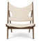 Knitting Lounge Chair  option Walnut / YC04064-01 - Logan Jasmine