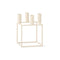 Kubus 4 Candleholder  option Ivory