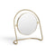 Nimbus Table Mirror  option Polished Brass