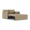 Offset 2-Seater Sofa Bed  option 02 - Audo Boucle Beige