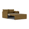 Offset 2-Seater Sofa Bed  option 06 - Audo Boucle Gold