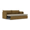 Offset 3-Seater Sofa Bed  option 06 - Audo Boucle Gold