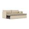 Offset 3-Seater Sofa Bed  option YC04064-02 - Logan Sand