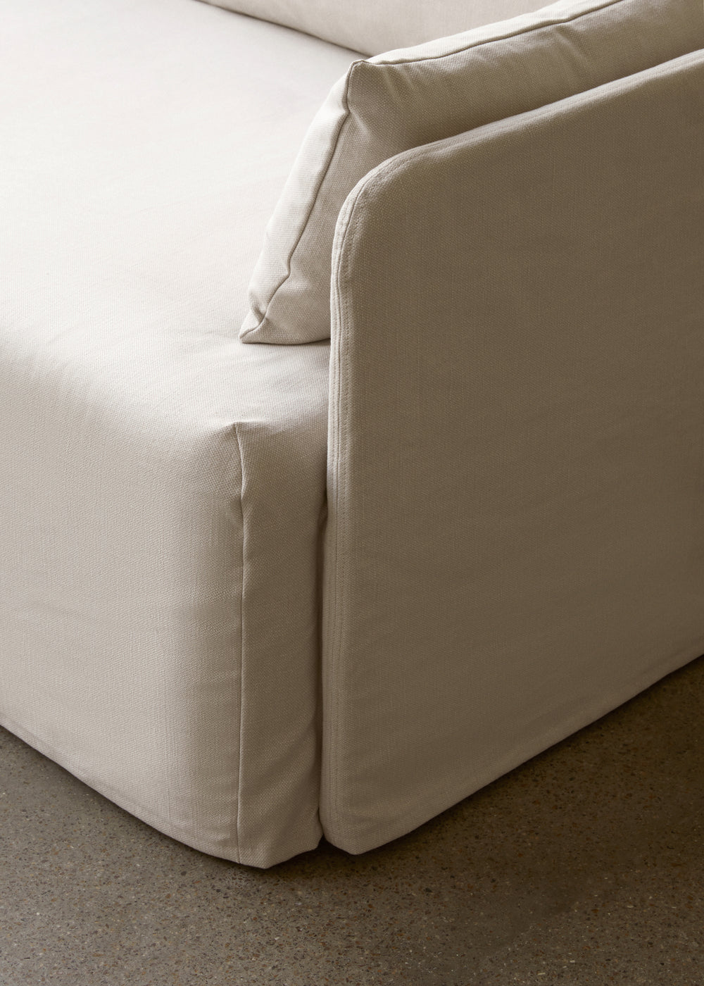 Offset 3-Seater Sofa with Loose Cover