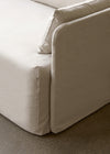 Offset 3-Seater Sofa with Loose Cover