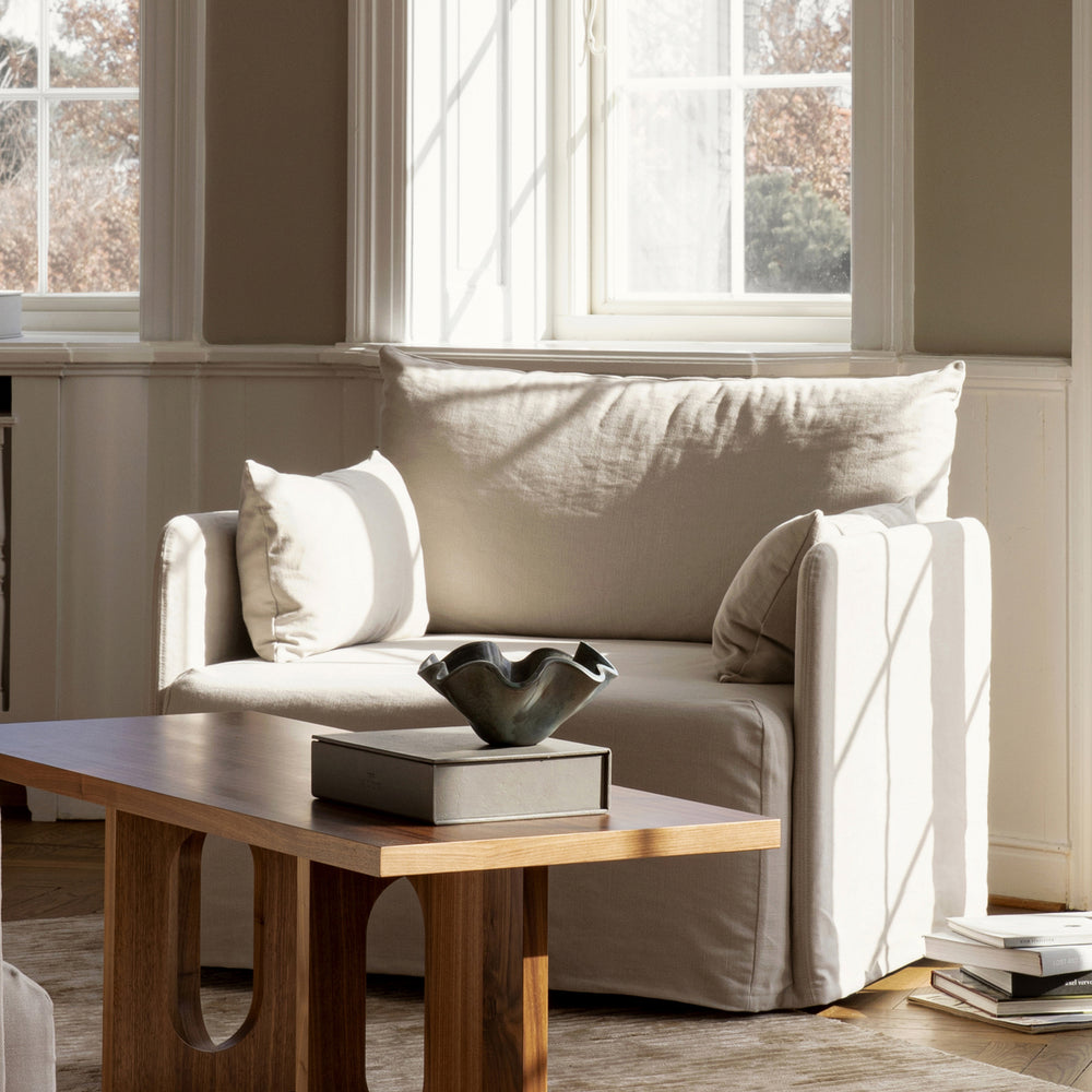 Offset Lounge Chair with Loose Cover