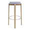 Passage Upholstered Stool  option Bar: 29.5 in height