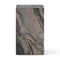 Plinth Tall Side Table  option Grey Galaxy Marble