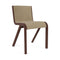 Ready Upholstered Dining Chair  option Red Stained Oak / 02 - Audo Boucle Beige