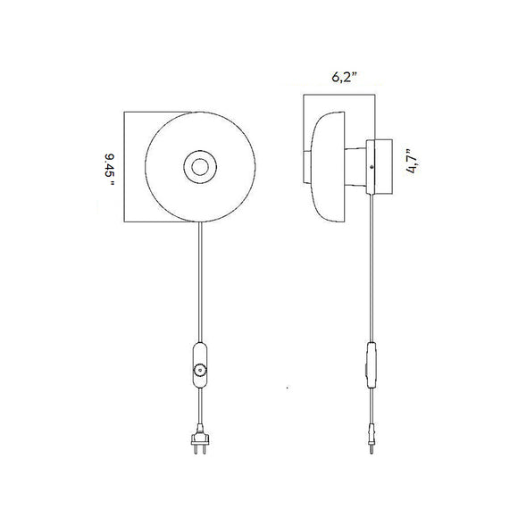 Reverse Wall Lamp
