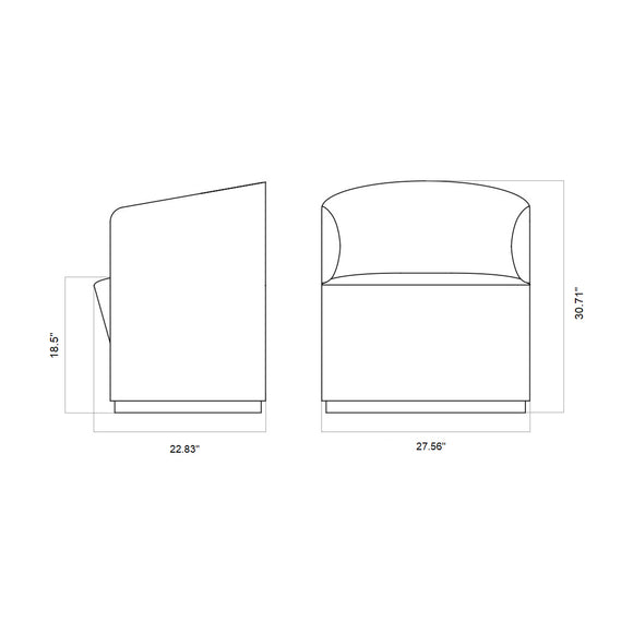 Tearoom Chair With Loose Cover