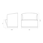 Tearoom Lounge Chair with Loose Cover