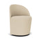 Tearoom Side Chair with Return Swivel Base  option YC04064-02 - Logan Sand