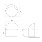 Tearoom Swivel Chair With Loose Cover