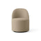Tearoom Swivel Chair With Loose Cover  option Sand