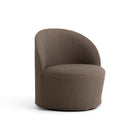 Tearoom Swivel Lounge Chair with Loose Cover