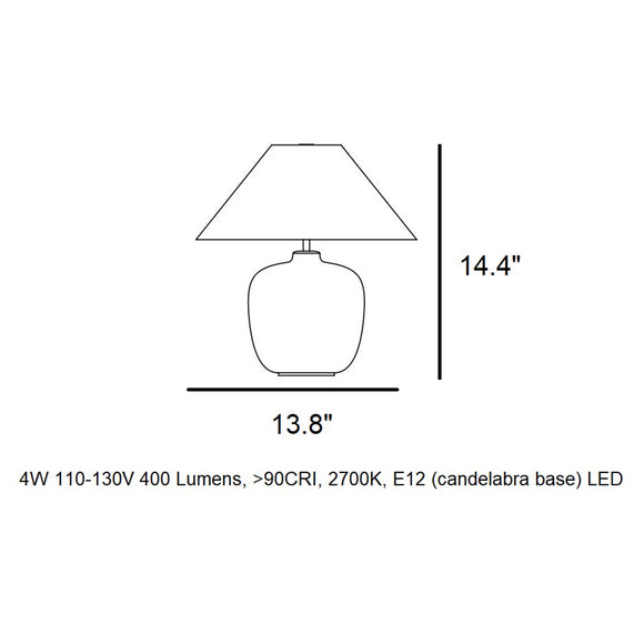 Torso LED Table Lamp