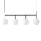 TR Bulb Linear LED Pendant Light  option Black