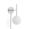 TR Bulb Suspended LED Wall Sconce  option Polished Steel