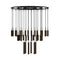 Tubulaire Chandelier  option 38 Lights
