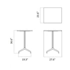 Harbour Column Rectangular Table