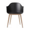 Harbour Dining Chair  option Black / Natural Oak