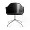 Harbour Dining Chair  option Black / Polished Aluminum