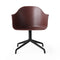 Harbour Dining Chair  option Burned Red / Black Steel