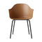 Harbour Dining Chair  option Burned Yellow / Black Steel